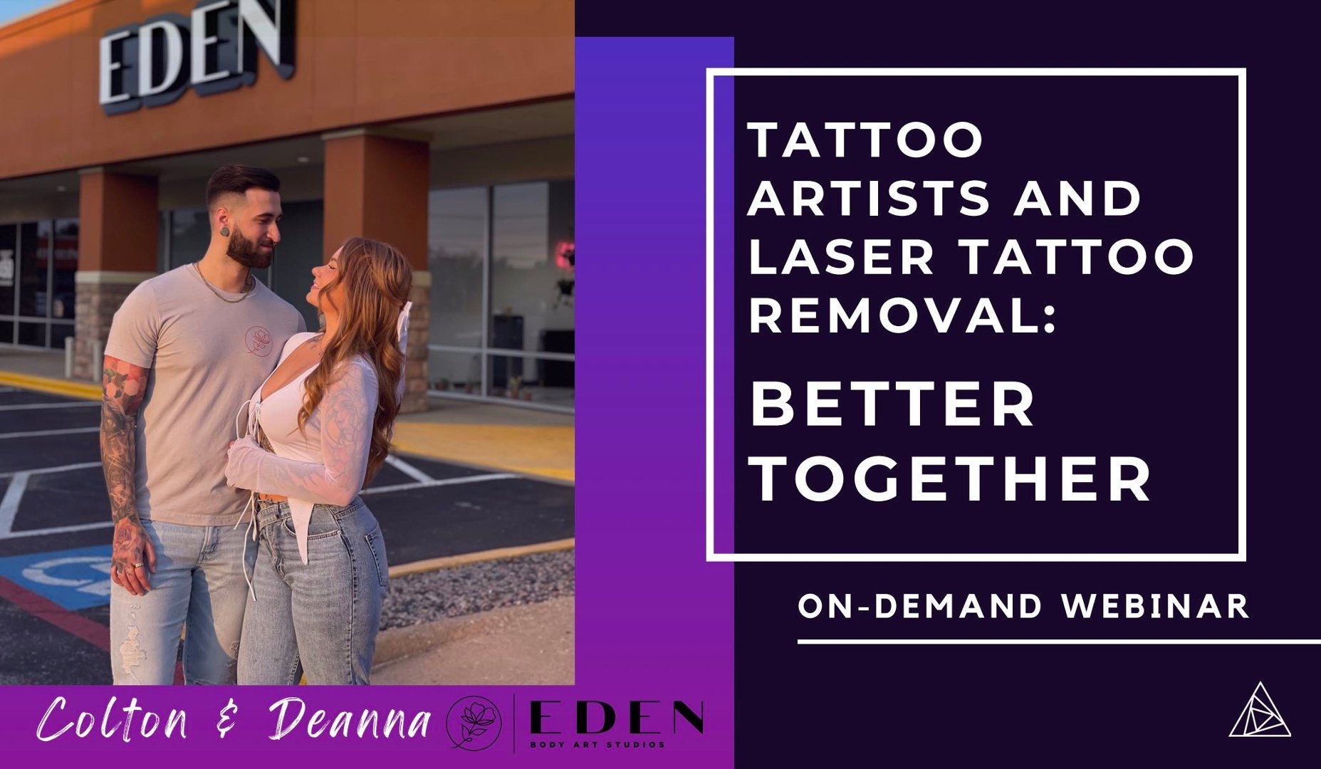 tattoo artists and laser tattoo removal webinar featuring eden body art studios